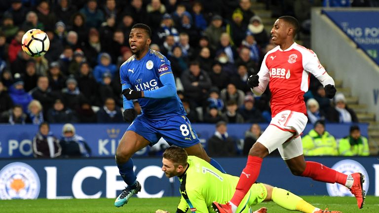 Iheanacho puts Leicester two goals in front