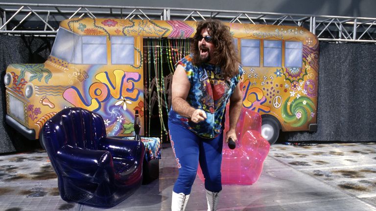 Foley reprised his Dude Love character during one of many memorable Raw moments