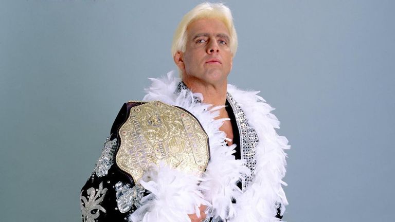 Flair moved to WWF from WCW in late 1991 - taking their world championship belt with him