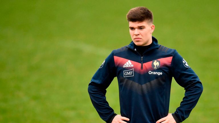 France's 22-year-old fly-half Matthieu Jalibert has been handed an opportunity 