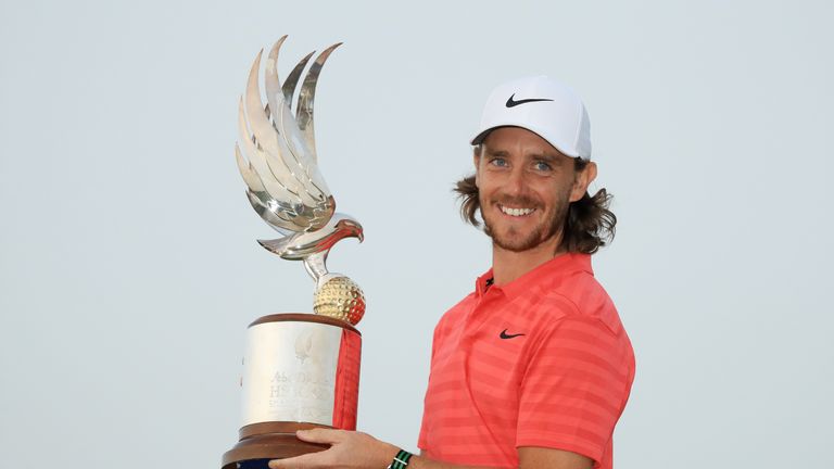 Tommy Fleetwood produced a stunning back nine to retain his Abu Dhabi crown