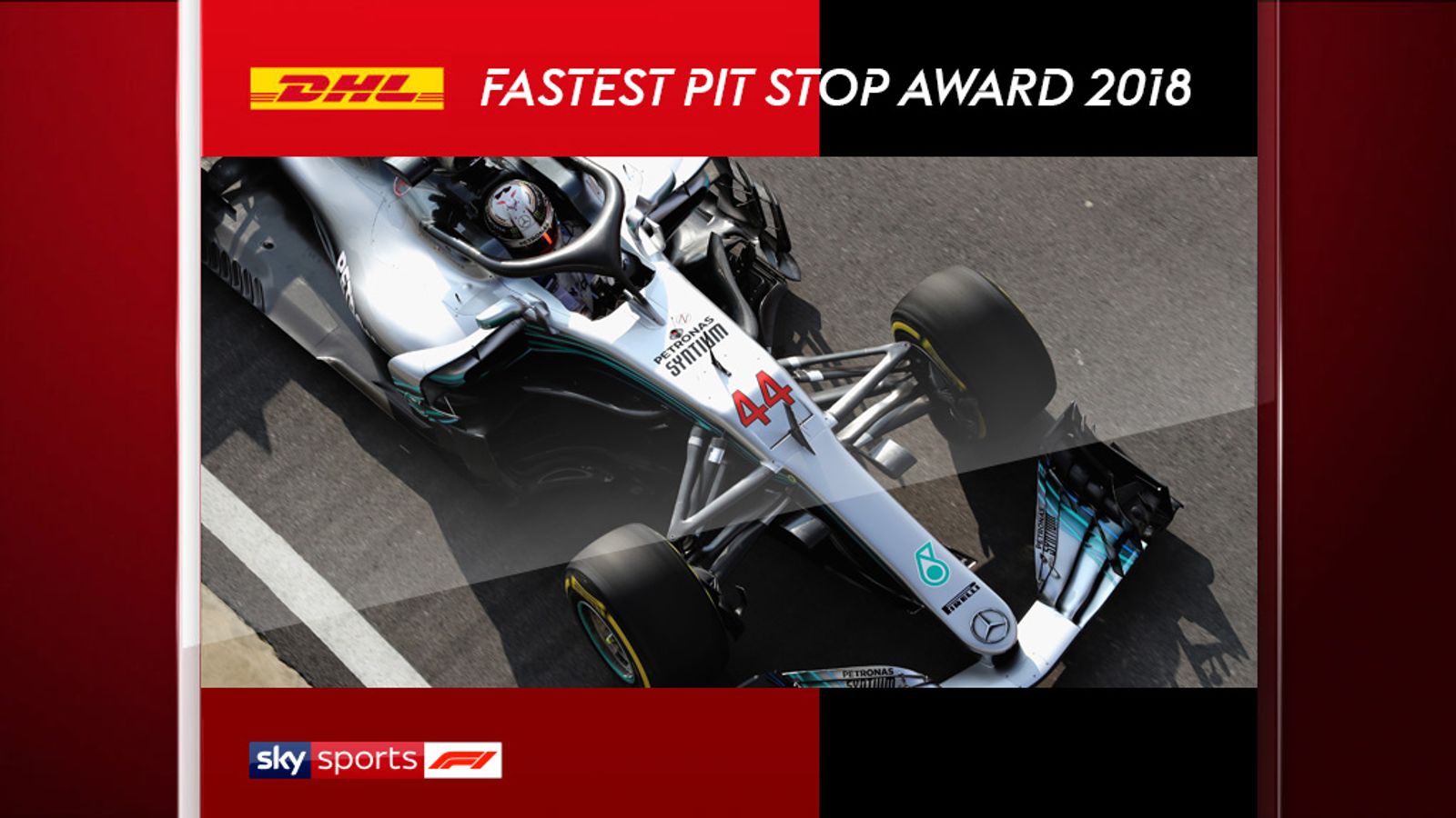 2018 DHL Fastest Pit Stop Award - F1 Race Results