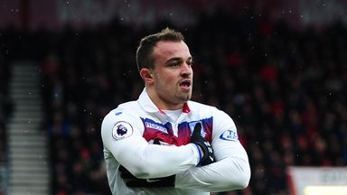 Image of Shaqiri signed for Stoke City in 2015