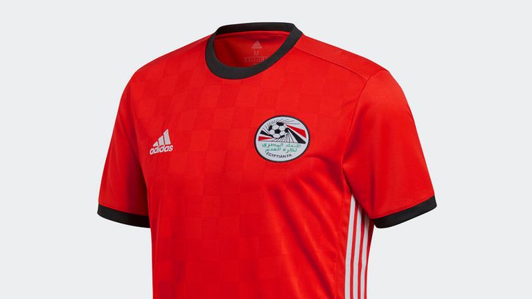 Egypt's home shirt keeps a classic, minimalist design