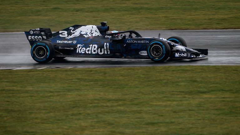 Red Bull's test livery from 2018