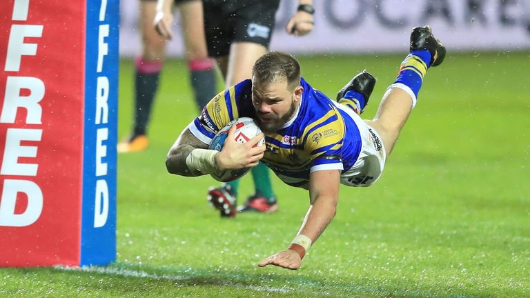 Adam Cuthbertson opened the try-scoring for the home side