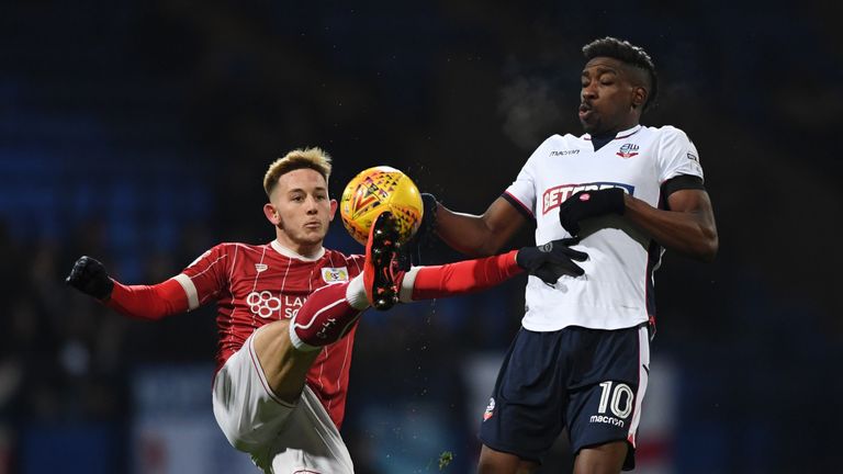 Ameobi (R) put in a Man of the Match display
