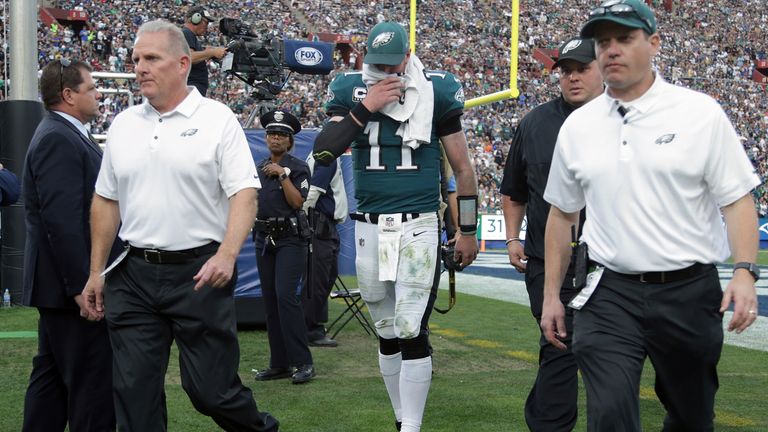 Carson Wentz's injury broke Eagles' fans hearts, appearing to put a massive dent in their Super Bowl hopes.