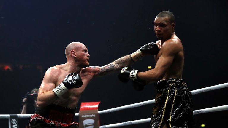 Groves made the more positive start and Eubank struggled to recover