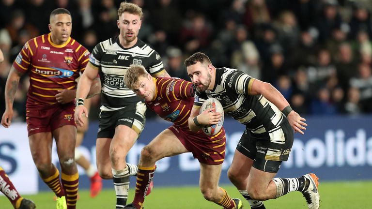 Josh Bowden in action for Hull FC