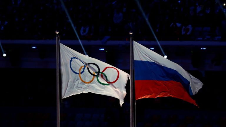 Russian athletes were given the all-clear immediately after the Winter Olympics