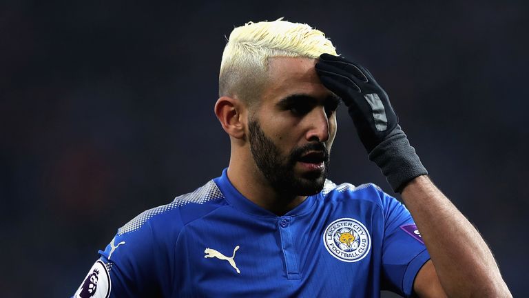 Riyad Mahrez missed training on Thursday and Friday