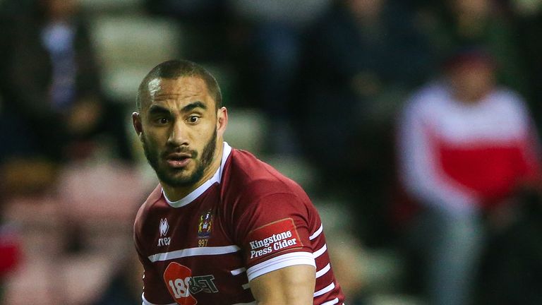 Thomas Leuluai scored one of Wigan's five unanswered second-half tries