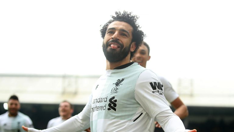 Mohamed Salah is ahead of Kane on 29 goals for the season 