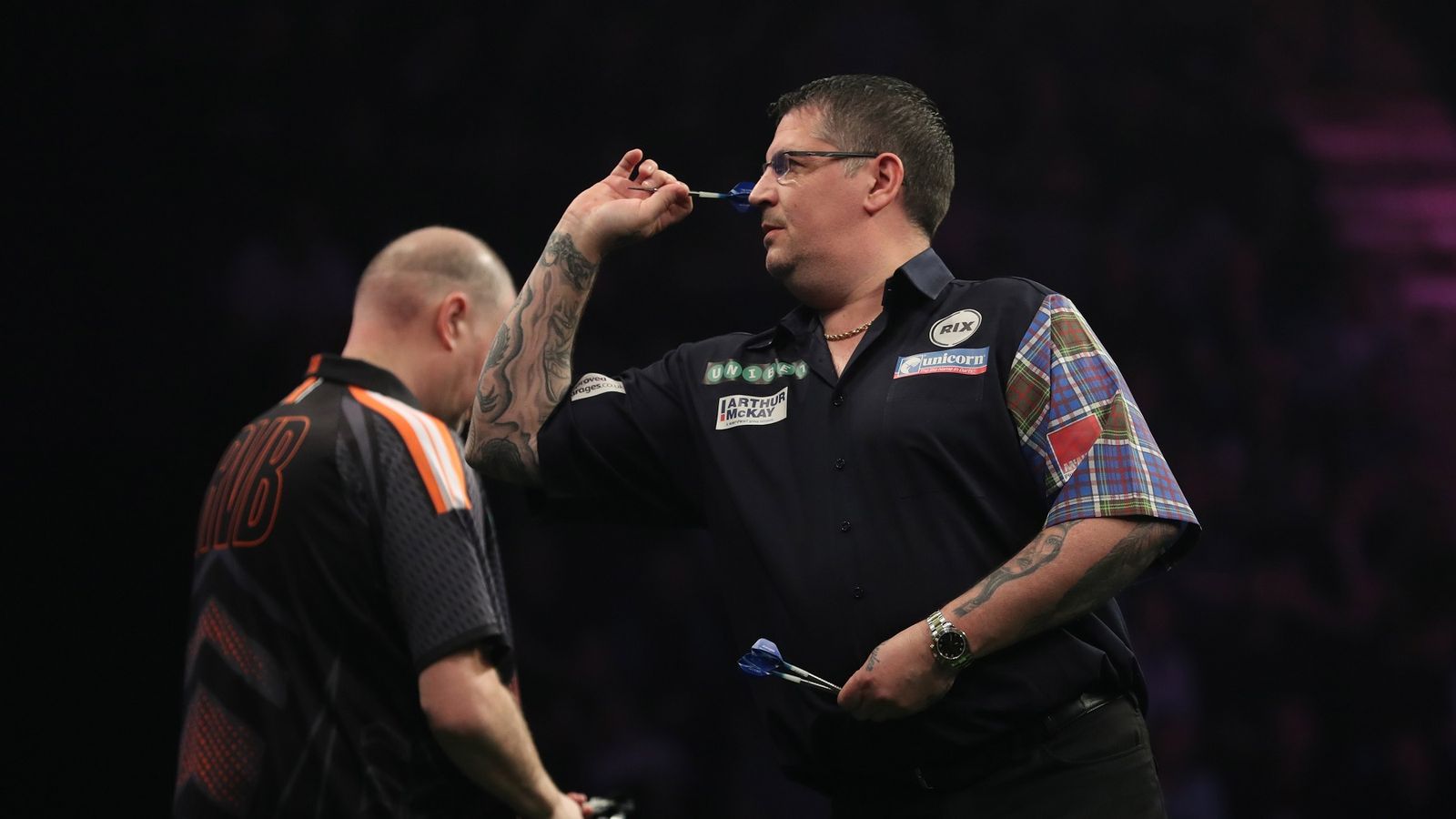 Gary Anderson nailed some monster checkouts during his Premier League ...