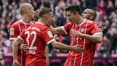 Bayern Munich have won the Bundesliga for the sixth straight season