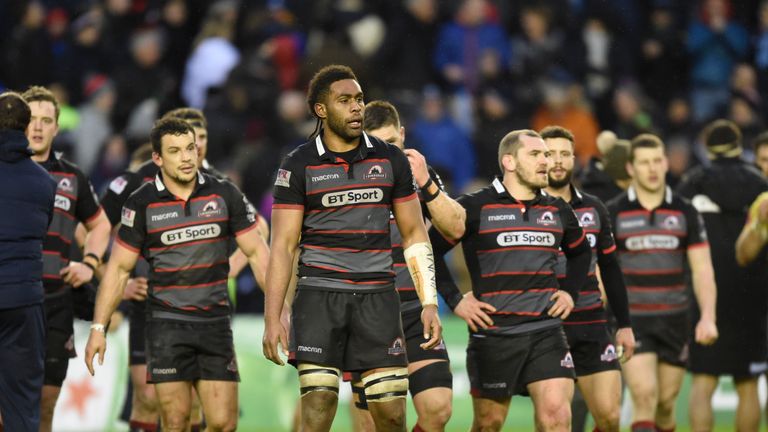Edinburgh lost for the first time in six games on Saturday