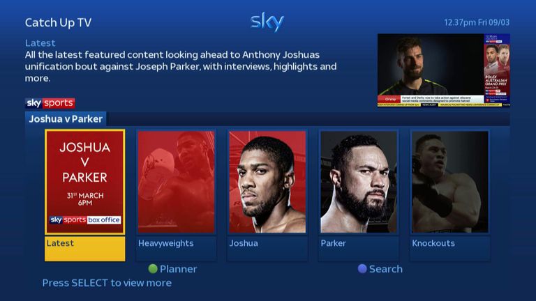 Get the best shows, fights and interviews On Demand