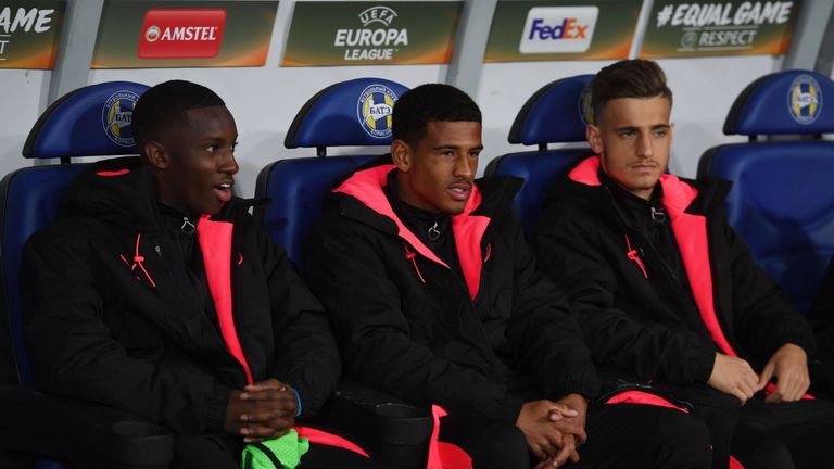 Marcus McGuane featured for Barcelona on Wednesday night, having joined the Catalans from Arsenal in January