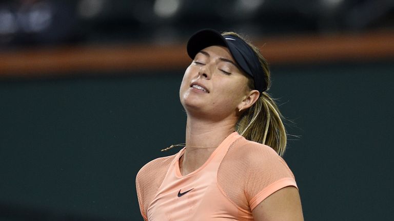 Maria Sharapova's troubled start to the season continues