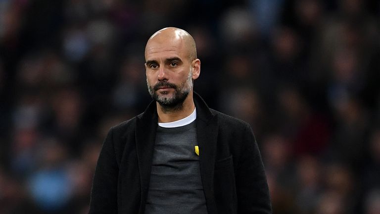 Guardiola will not wear the yellow ribbon during matches any more