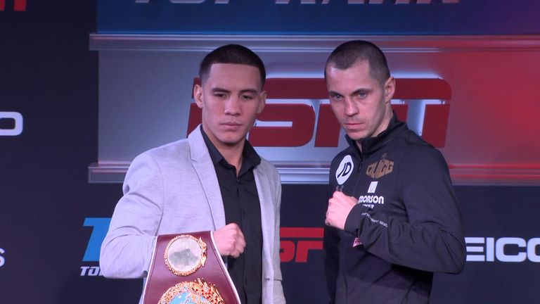 Scott Quigg (right) and Oscar Valdez