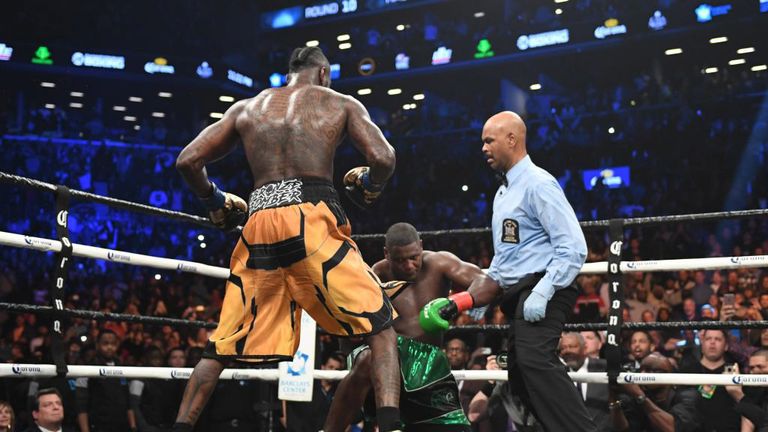 Deontay Wilder had Luis Ortiz down twice in the decisive round