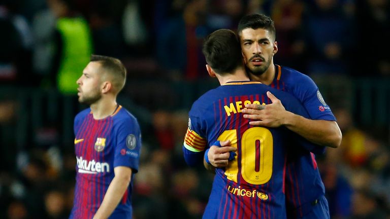 Barcelona beat Roma 4-1 in the first leg at the Nou Camp