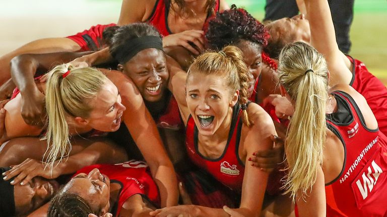 England won their first major world netball title with victory on the Gold Coast