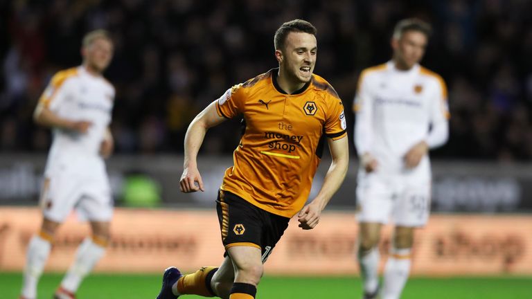 Diogo Jota scored the opener for Wolves