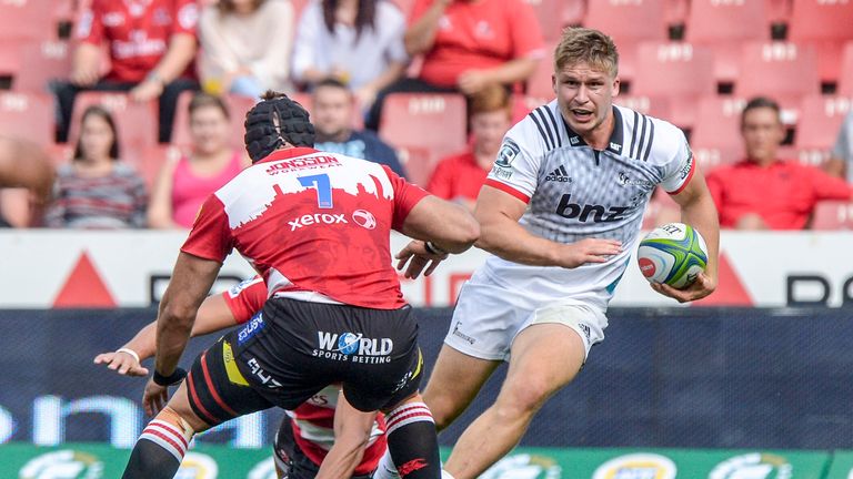 Jack Goodhue was on the scoresheet as the Crusaders won in South Africa