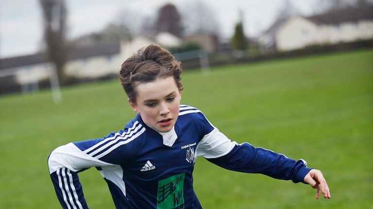 The film's title character Charlie (Harry Gilby) has an offer to join a Premier League academy