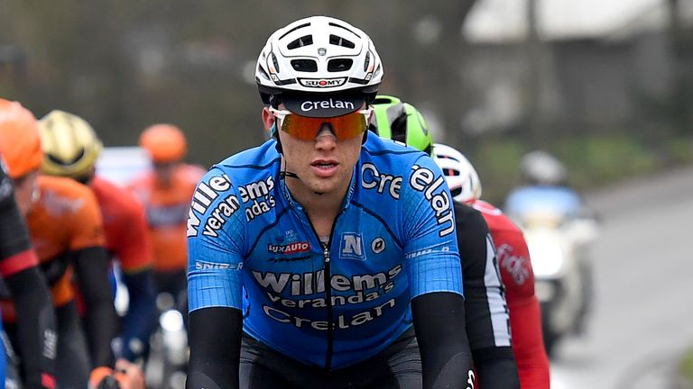 Michael Goolaerts died on Sunday from a heart attack suffered while competing in the Paris-Roubaix