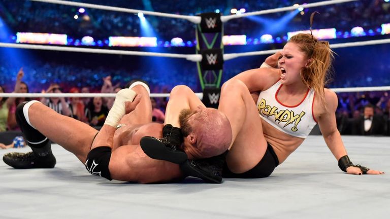 Is Ronda Rousey's debut match at WrestleMania your WWE match of 2018 so far?