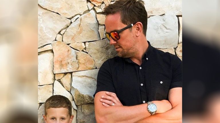Simon Thomas and his son Ethan (Source: Instagram, Simon Thomas)