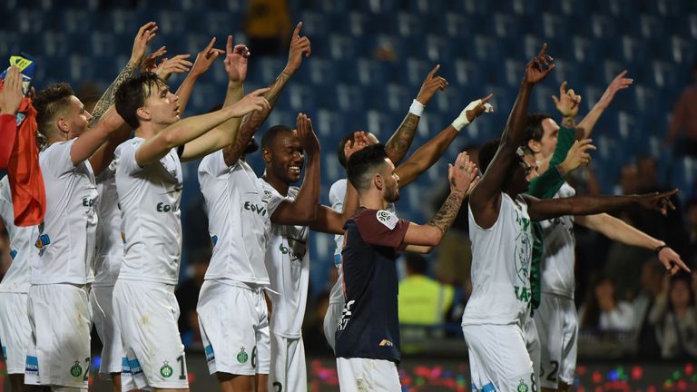St Etienne boosted their hopes of European qualification with victory at Montpellier