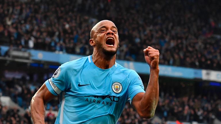Vincent Kompany gets the nod ahead of Man City team-mate Nicolas Otamendi