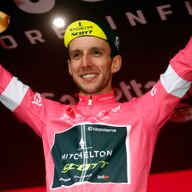 Simon Yates retained the pink jersey despite finishing 22nd in Tuesday's time trial