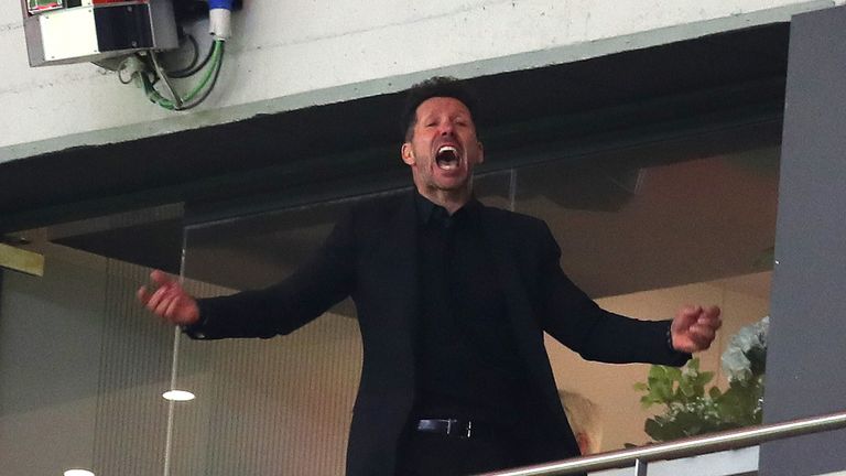 Diego Simeone's appeal against his Europa League final touchline ban has been upheld