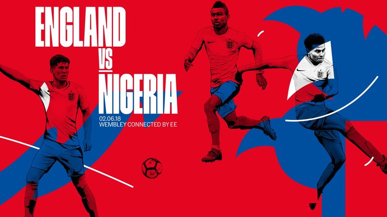 England take on Nigeria in an international friendly at Wembley on Saturday