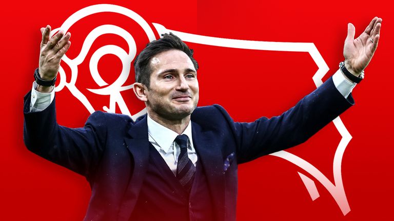   Frank Lampard, the Derby coach, has addressed himself exclusively to Sky Sports 