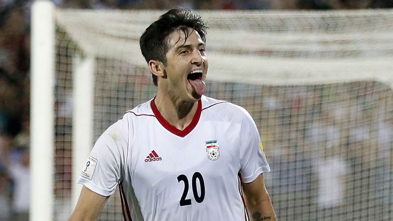Iran were one of the last nations to reveal their white home shirt