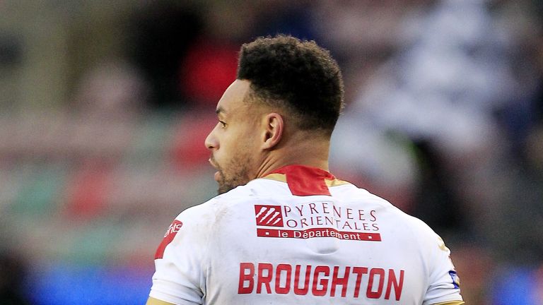 Jodie Broughton was one of three Catalans Dragons try scorers but they just lost out with a man less 