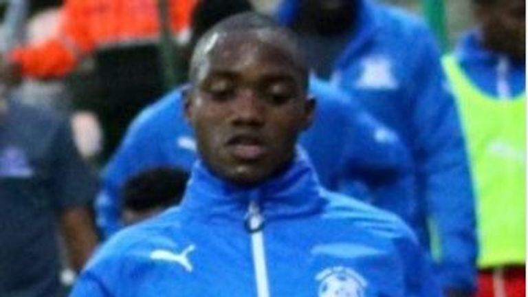 Luyanda Ntshangase was hit by lightning in March (copyright: Maritzburg United)