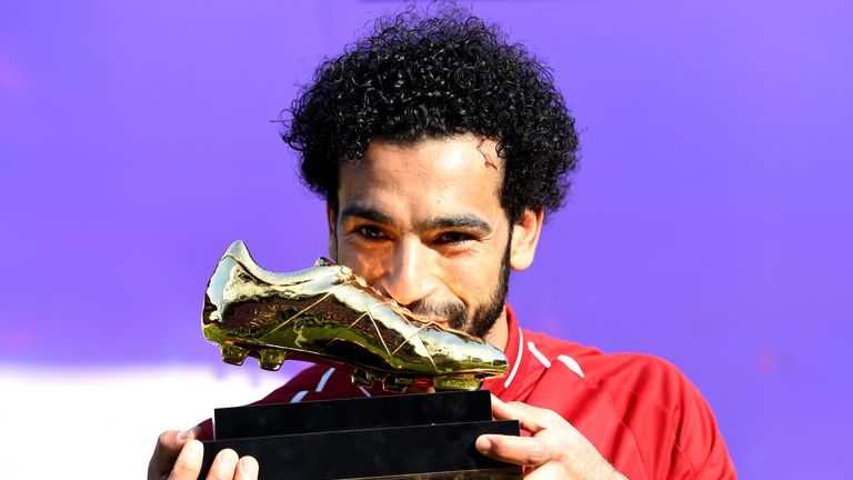 Mohamed Salah Wins The Premier League Golden Boot For 201718 Football News Sky Sports 5234