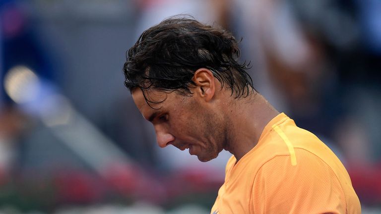 Rafael Nadal lost his status as world No 1 to Roger Federer after defeat to Dominic Thiem at the Madrid Open.