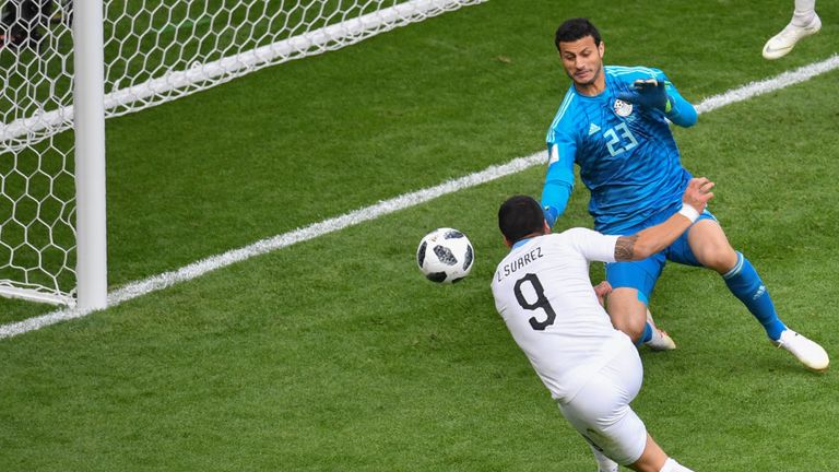 Suarez missed three clear chances for Uruguay