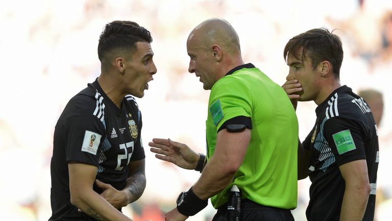 Cristian Pavon's penalty appeal was not referred to VAR as Argentina drew with Iceland