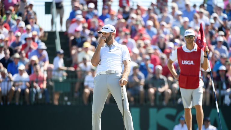 Dustin Johnson missed out on his second US Open title