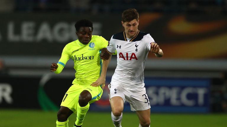 Simon started in both legs of Gent's Europa League last-32 victory over Tottenham